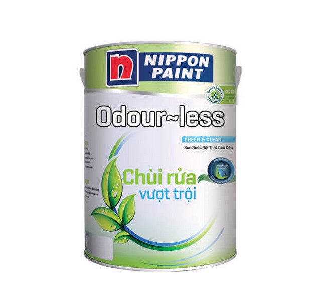Sơn Nippon Odour-less Chùi rửa vượt trội