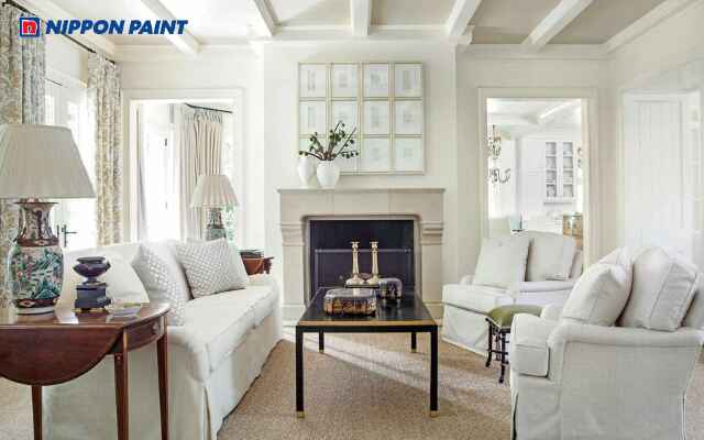 Sơn trắng kem sữa mang lại vẻ đẹp sang trọng, dễ phối màu và bền theo thời gian