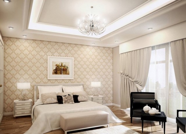 Phòng ngủ vợ chồng sơn màu trắng kem sữa ấm áp (Mã màu Sparyel OW023)