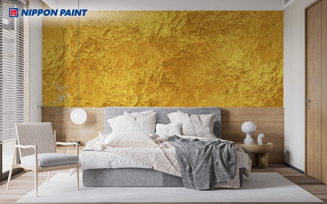 Sắc vàng kim mang đến cảm giác thư giãn, nhẹ nhàng và rộng rãi