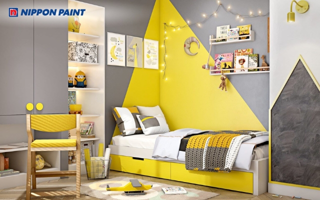 Sự kết hợp này mang lại chiều sâu cho không gian và thể hiện gu thẩm mỹ hiện đại