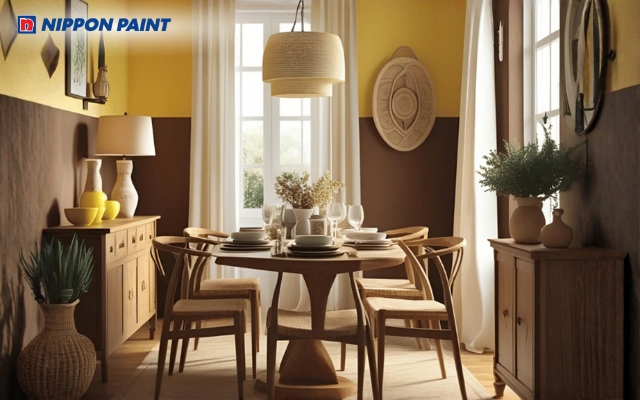 Sự vững chãi của tone gỗ giúp cân bằng năng lượng và mang lại cảm giác an tâm