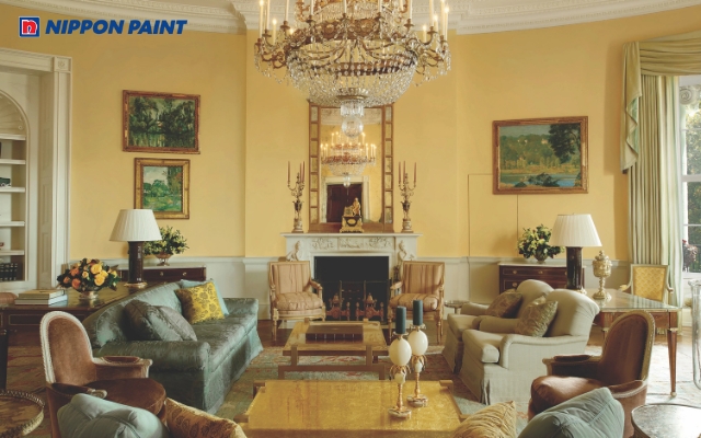 Màu vàng nâu phổ biến nhờ vẻ sang trọng, ấm áp và dễ phối hợp nội thất
