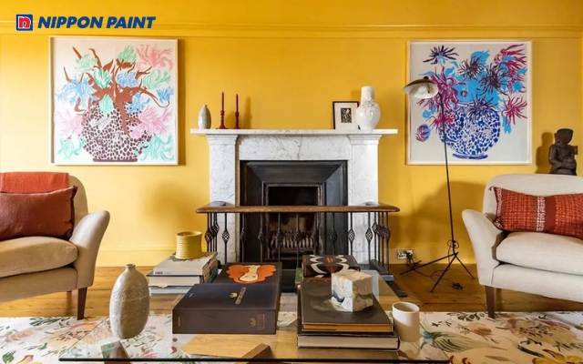 Lựa chọn màu vàng nâu phù hợp cần xem xét ánh sáng, phong cách và vật liệu