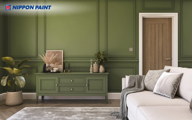 Xanh rêu mang đến không gian sống thanh lịch, dịu mắt và gần gũi thiên nhiên