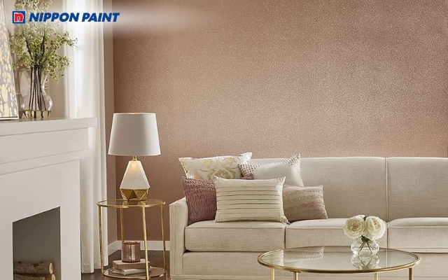 Sơn nhũ được ứng dụng linh hoạt trong trang trí nội thất