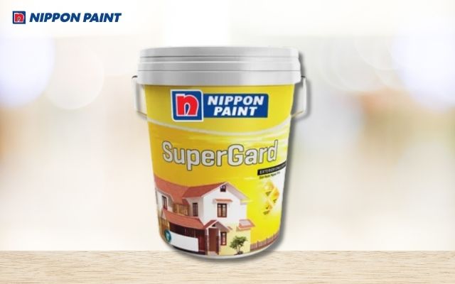 Sơn Ngoại Thất Supergard chịu nắng mưa tốt, chống rêu mốc và độ che phủ ổn định