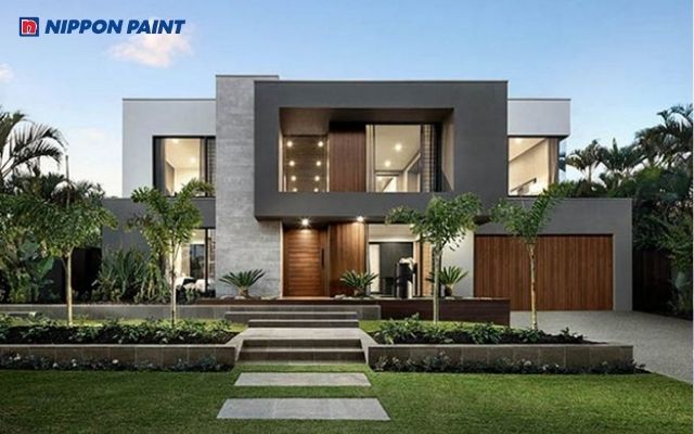 Tường ngoại thất phải đảm bảo sạch khô, bề mặt ổn định thì lớp sơn lên màu mới chuẩn