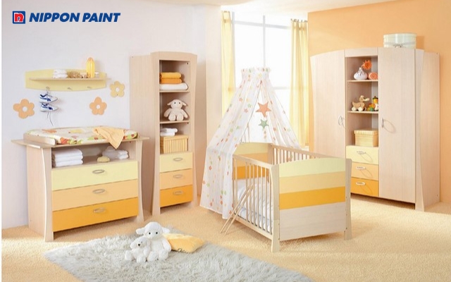 Phòng ngủ màu vàng mang nguồn năng lượng vui tươi