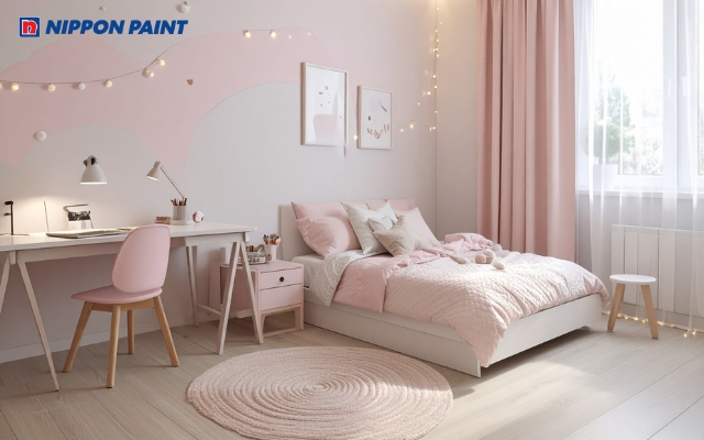 Cặp màu hồng - trắng được nhiều bé gái yêu thích