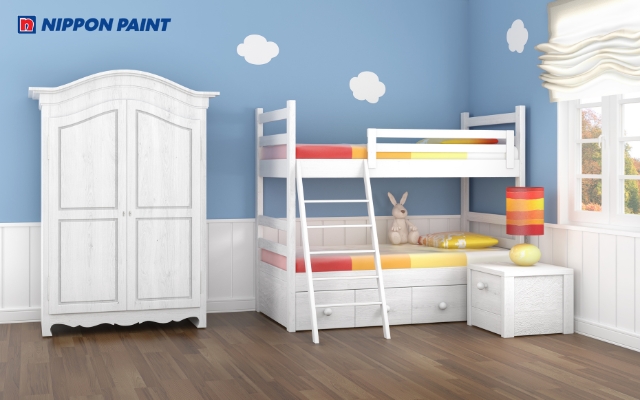 Phòng ngủ tông xanh mang đến cảm giác yên bình