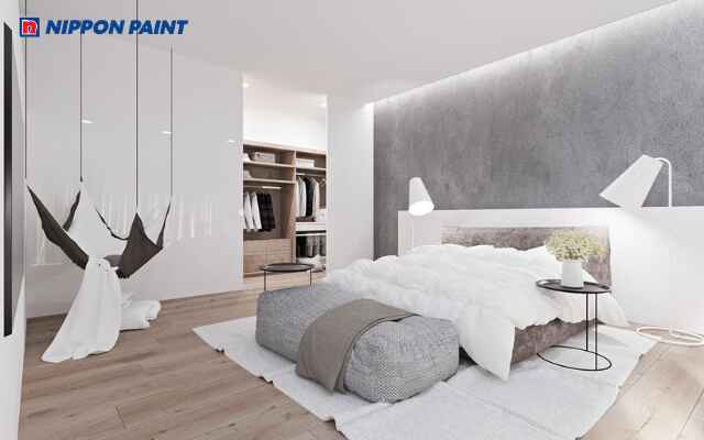 Sơn giả bê tông xám tinh tế, sang trọng (Mã màu Weathered Gray 13C-3D)