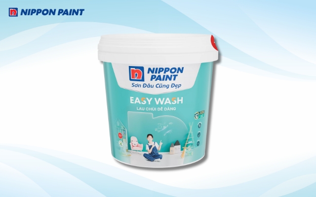 Sơn Nippon Easy Wash lau chùi dễ dàng và thân thiện môi trường