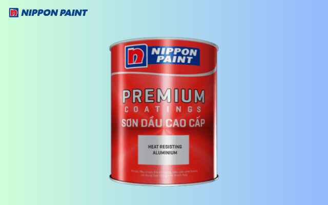 Sơn Nippon Heat Resisting Aluminium là sơn chịu nhiệt 600°C với hiệu ứng màu nhôm