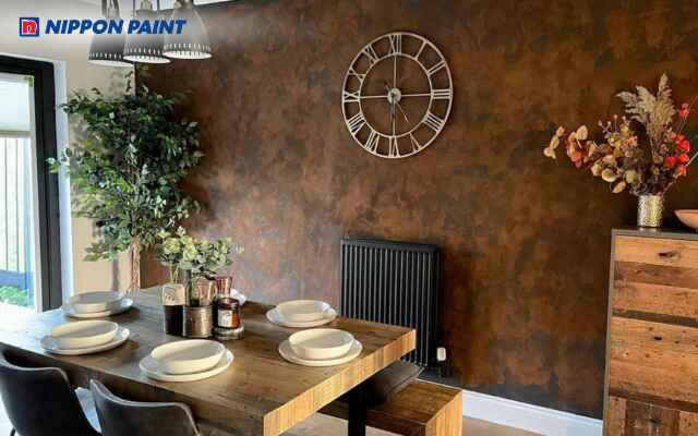 Sơn rỉ sét mang phong cách công nghiệp và điểm nhấn nghệ thuật