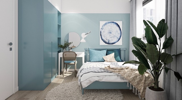 Nghiệm thu sơn nước theo Tiêu chuẩn Việt Nam với màu Blue Wool