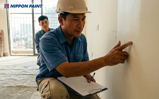 Nghiệm thu sơn nước theo cảm quan