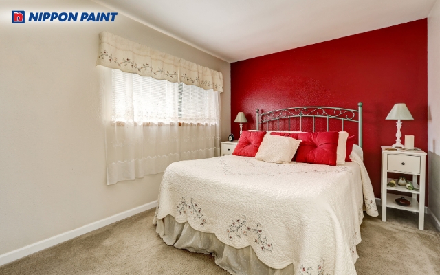 Sơn tường màu tương phản độc đáo, ấn tượng