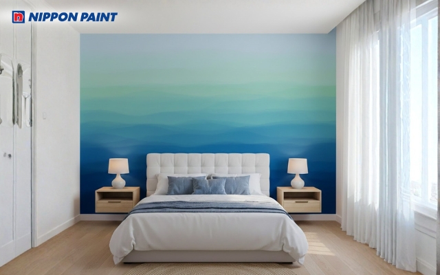 Sơn tường theo phong cách Ombre