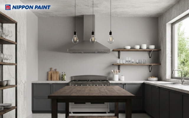 Trang trí nhà bằng sơn tường giả vật liệu tinh tế