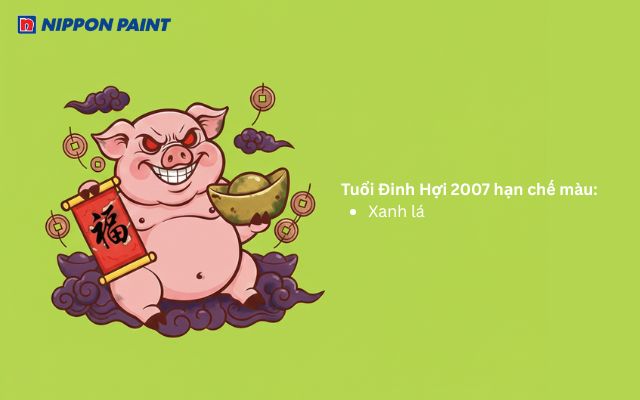 Những màu nên cân nhắc với tuổi Đinh Hợi