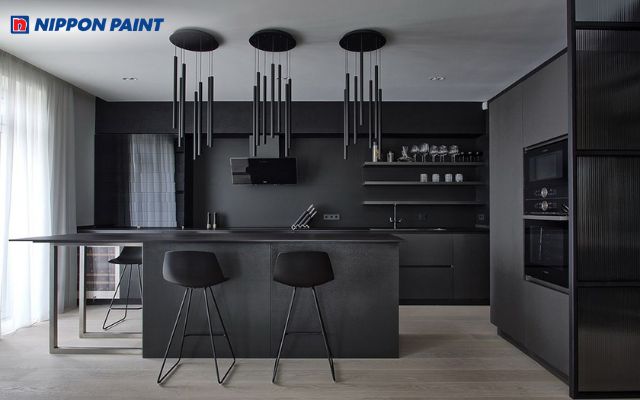 Không gian đen trang nhã, huyền bí