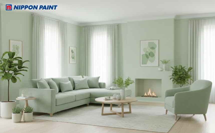 Màu xanh bạc hà mang lại cảm giác dịu mát và giúp giảm căng thẳng