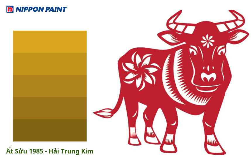 Người Ất Sửu mệnh Kim nên dùng màu vàng đất