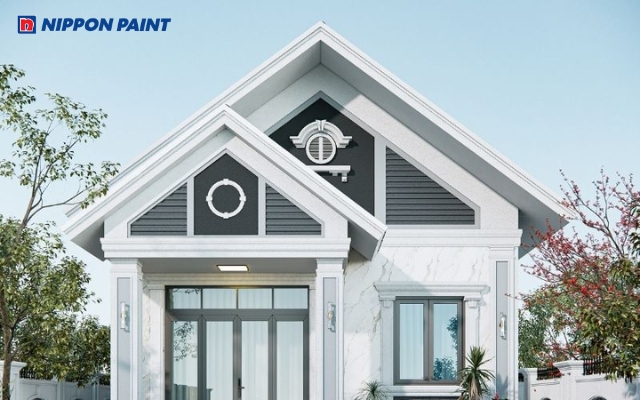 Phối màu Trắng sứ cho toàn bộ ngôi nhà, đem đến cảm giác không gian mở thoáng đãng