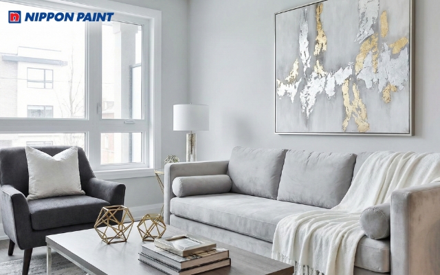 Phối màu trắng xám ánh kim chuẩn phong thủy cho tuổi Canh Thìn