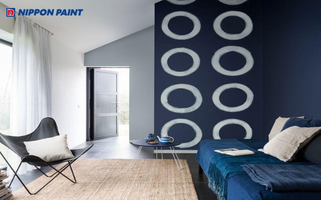 Màu xanh dương và trắng của Sơn Nippon giúp Nhâm Thìn chiêu tài lộc