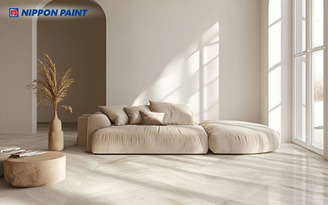 Sắc trắng thanh lịch luôn là lựa chọn hàng đầu của gia chủ mệnh Kim