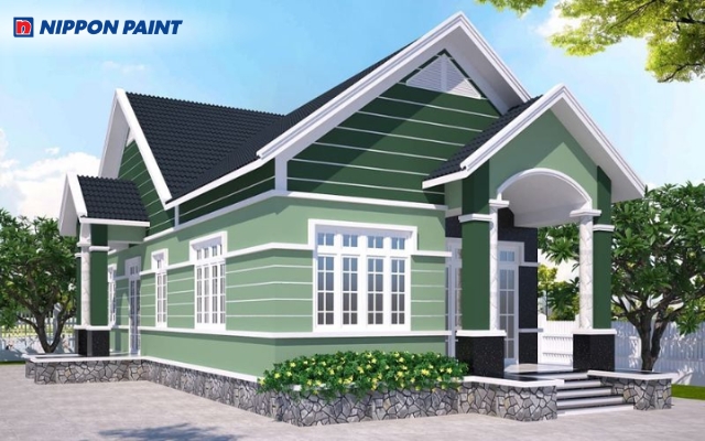 Màu sơn nhà hài hòa cho gia chủ tuổi Tý mệnh Mộc