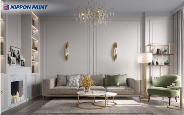 Gợi ý màu sơn nhà hợp mệnh Kim cho gia chủ tuổi Tý