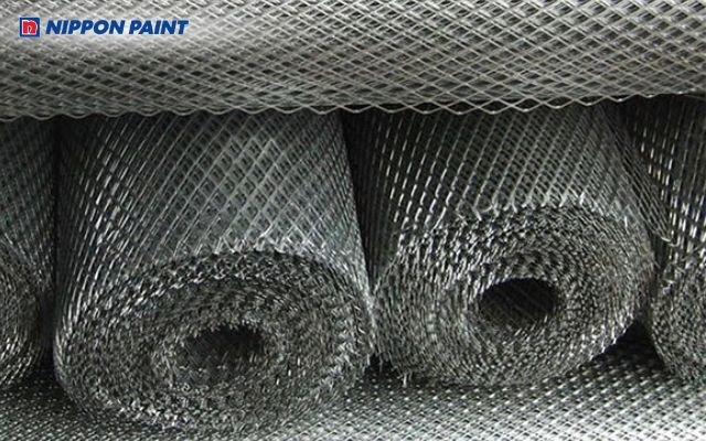 Gia cường bề mặt tường bằng lưới mắt cáo chống nứt