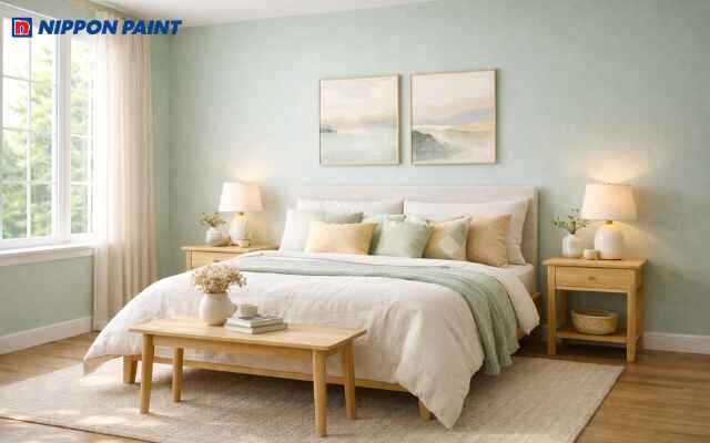 Màu xanh mint mang lại cảm giác thanh khiết và dịu mát cho mọi công trình