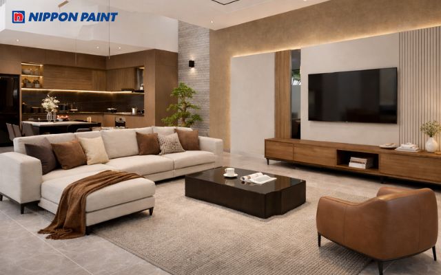 Màu nâu đất tượng trưng cho sự chắc chắn và cảm giác tin cậy