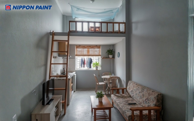 Màu xám tạo nền tinh tế, phù hợp nhiều phong cách sinh hoạt và trang trí