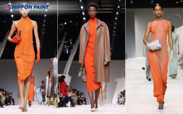 Màu cam trong thời trang thể hiện cá tính sự tự tin và phong cách riêng