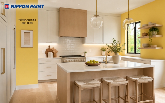 Màu vàng (Yellow Jasmine - YO 1100D) tượng trưng cho sự lạc quan trí tuệ và cảm giác tích cực