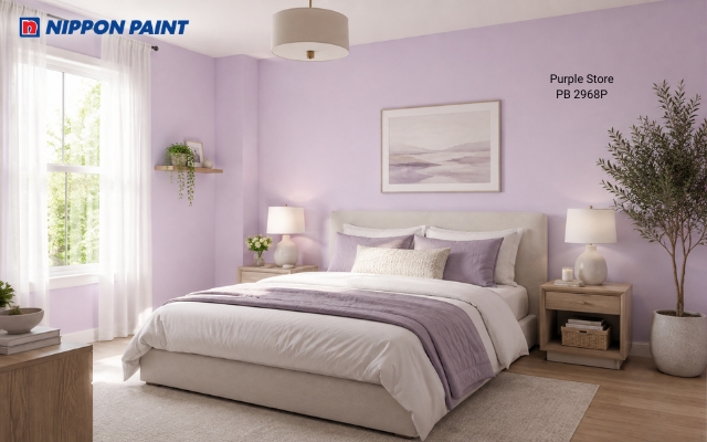 Màu tím (Purple Store - PB 2968P) thể hiện sự sang trọng huyền bí và cá tính độc đáo