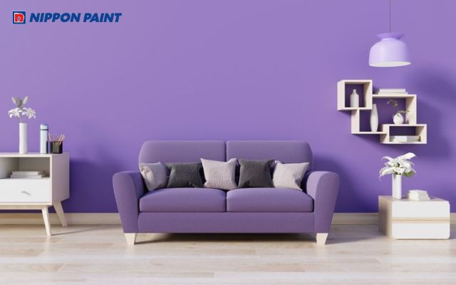 Người mệnh Hỏa và mệnh Thổ nên sử dụng màu tím trong không gian nhà ở, góp phần thu hút vượng khí