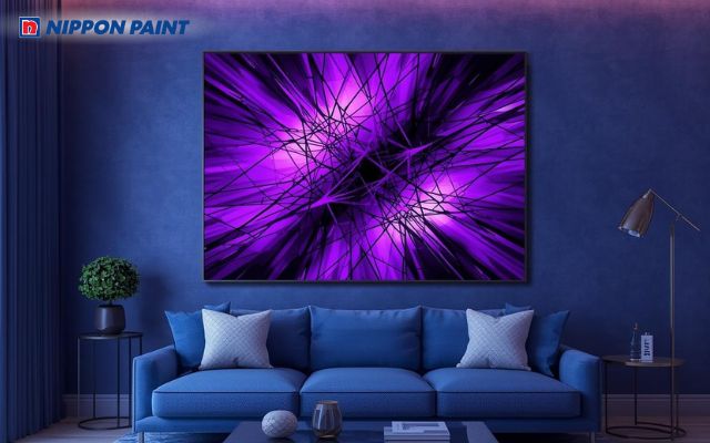 Cách phối này giúp căn phòng có chiều sâu hơn, mang vẻ đẹp độc đáo, ấn tượng