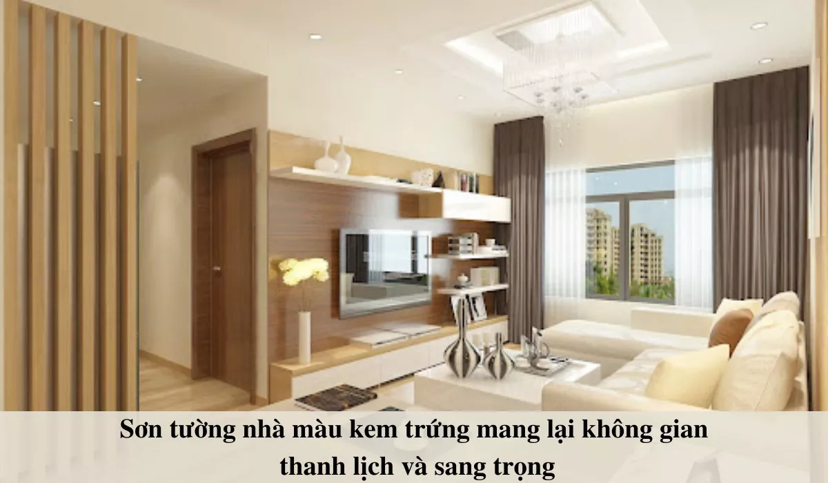sơn màu kem trứng