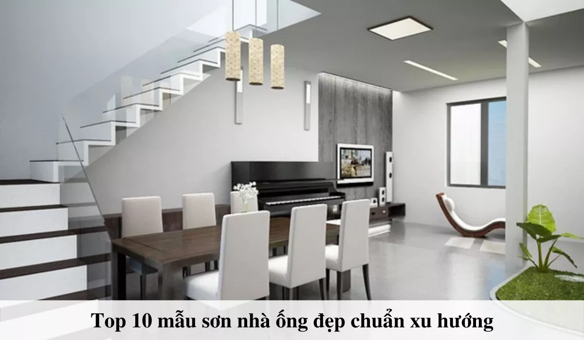 sơn nhà ống đẹp