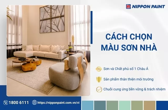 5 cách chọn màu sơn nhà đẹp, sang trọng và hợp phong thủy