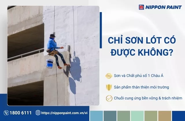 Giải đáp: Chỉ sơn lót có được không? Lợi ích và cách sử dụng sơn lót 