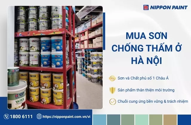 Mua sơn chống thấm ở Hà Nội uy tín, chất lượng