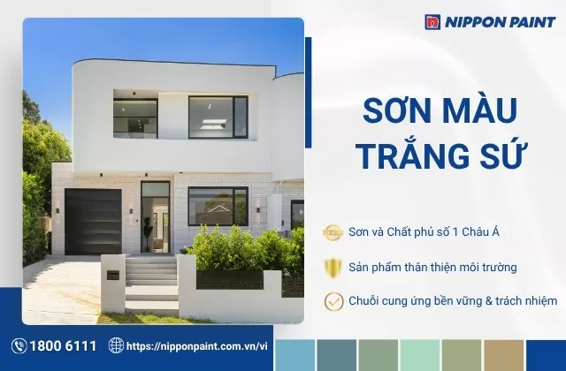 25 mẫu sơn màu trắng sứ giúp không gian sang trọng và tinh tế
