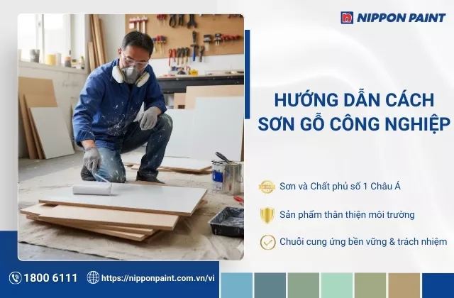 Cách sơn gỗ công nghiệp từ A - Z cho người mới bắt đầu